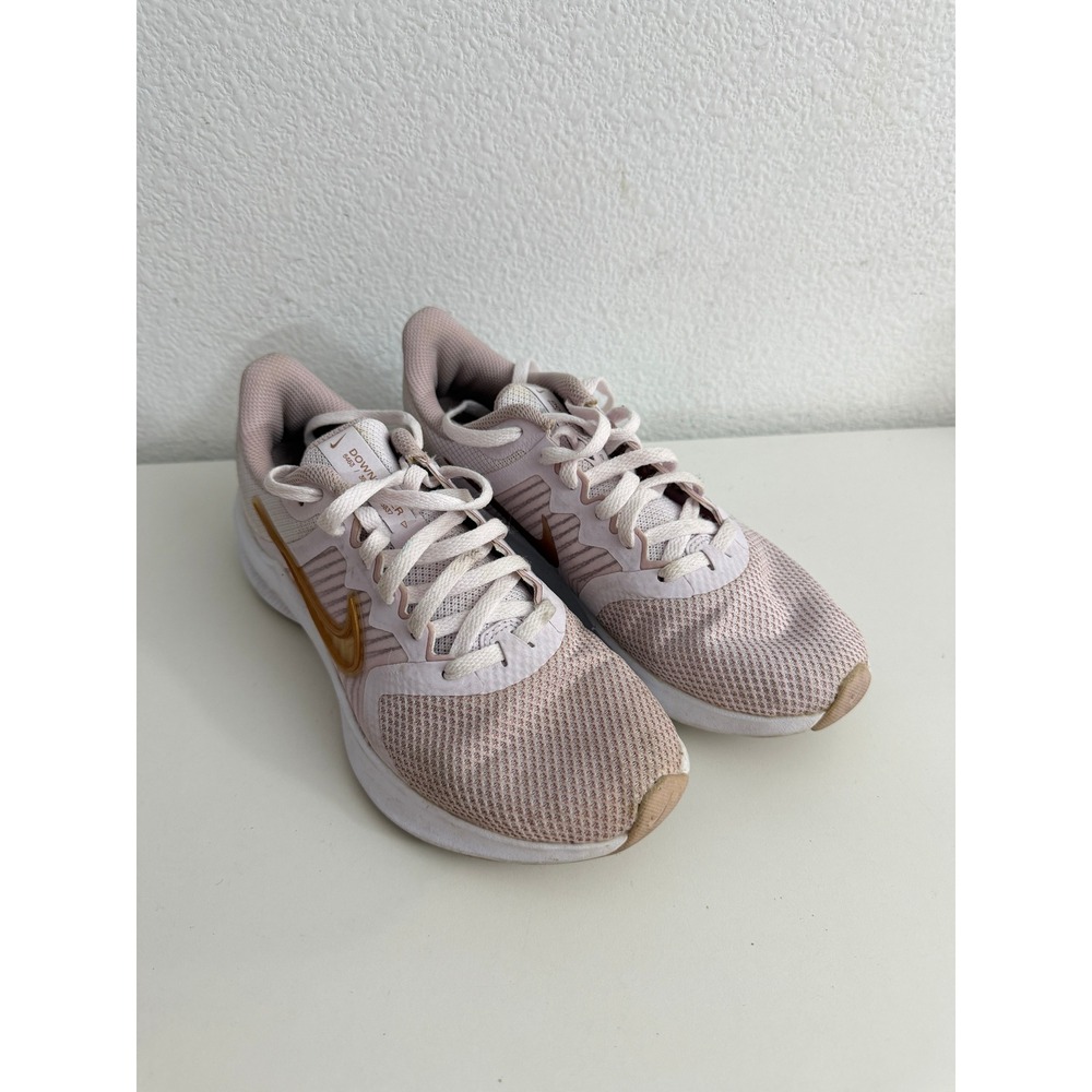 Nike Downshifter 10 Barely Rose Bronze Running Shoes CW3413-500 Womens 6.5